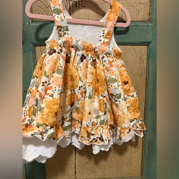 SweetHoney Yellow and White Floral Dress - Picture 2 of 3